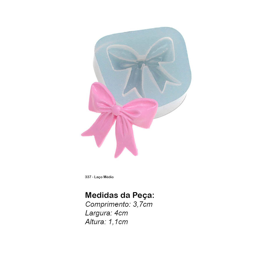 Molde de Silicone 337 - Laço Médio