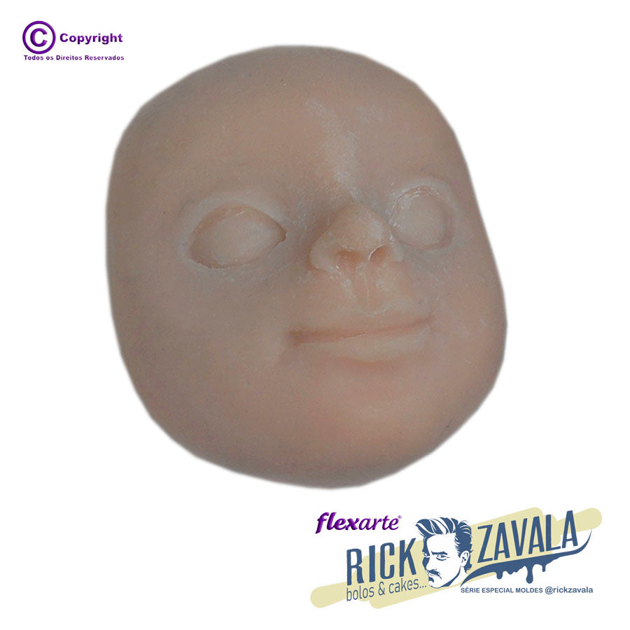 Molde de Silicone 594 - Rosto de Criança RZ II