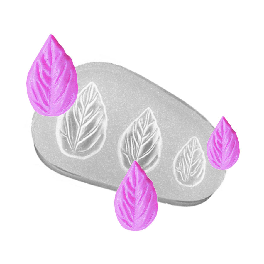 Molde de Silicone 202 - Folhas