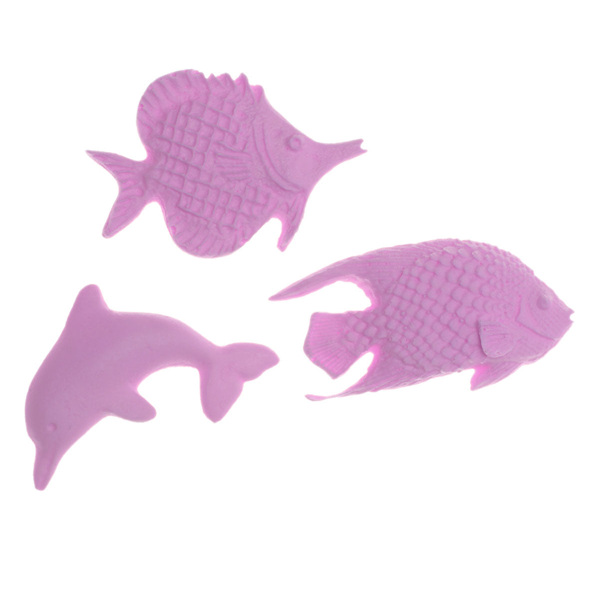 Molde de Silicone 845 - Dupla de Peixes + Golfinho