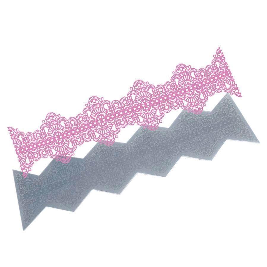 Molde de Silicone 668 - Renda Tahani Zigue