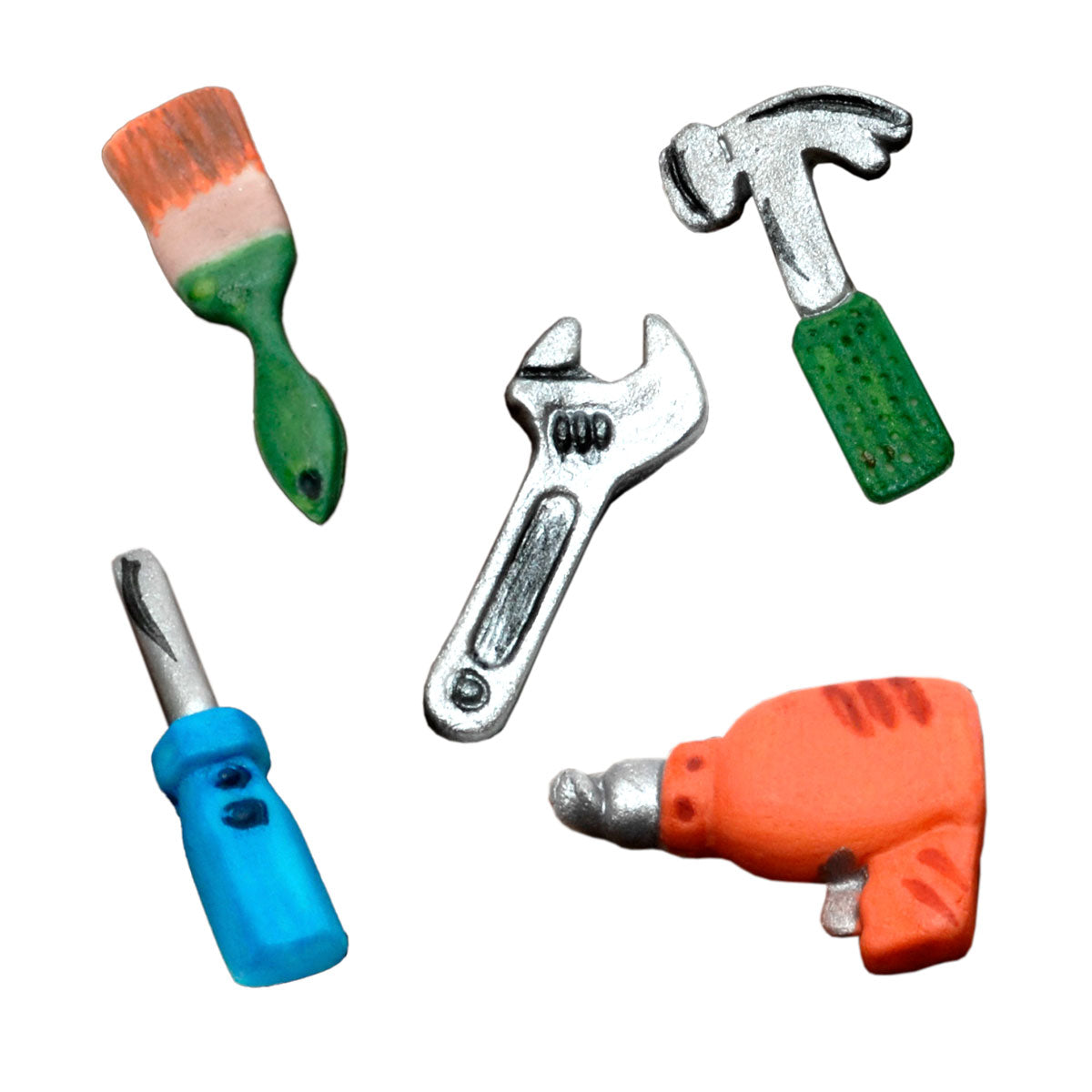 Molde de Silicone 168 - Ferramentas 3cm Nova - Furadeira + Martelo etc - - -