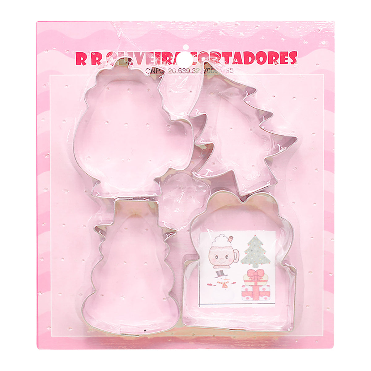 Kit Cortador de Natal 11 P - 613 - 4unid - RR Cort - Flexarte