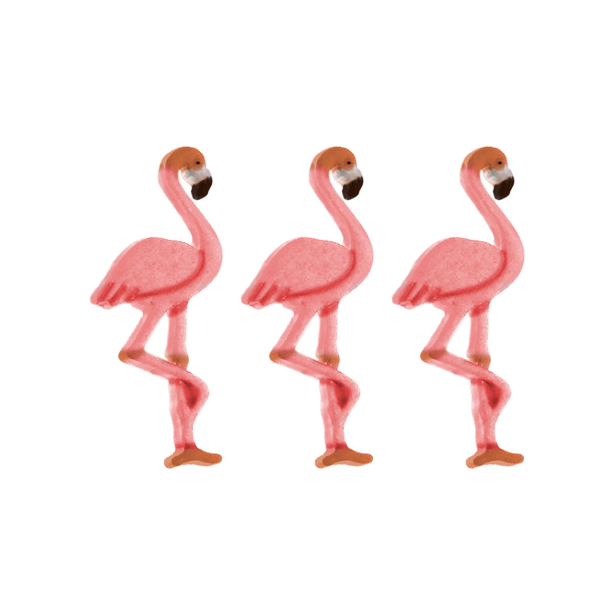 Molde de Silicone 068 - Trio de Flamingos