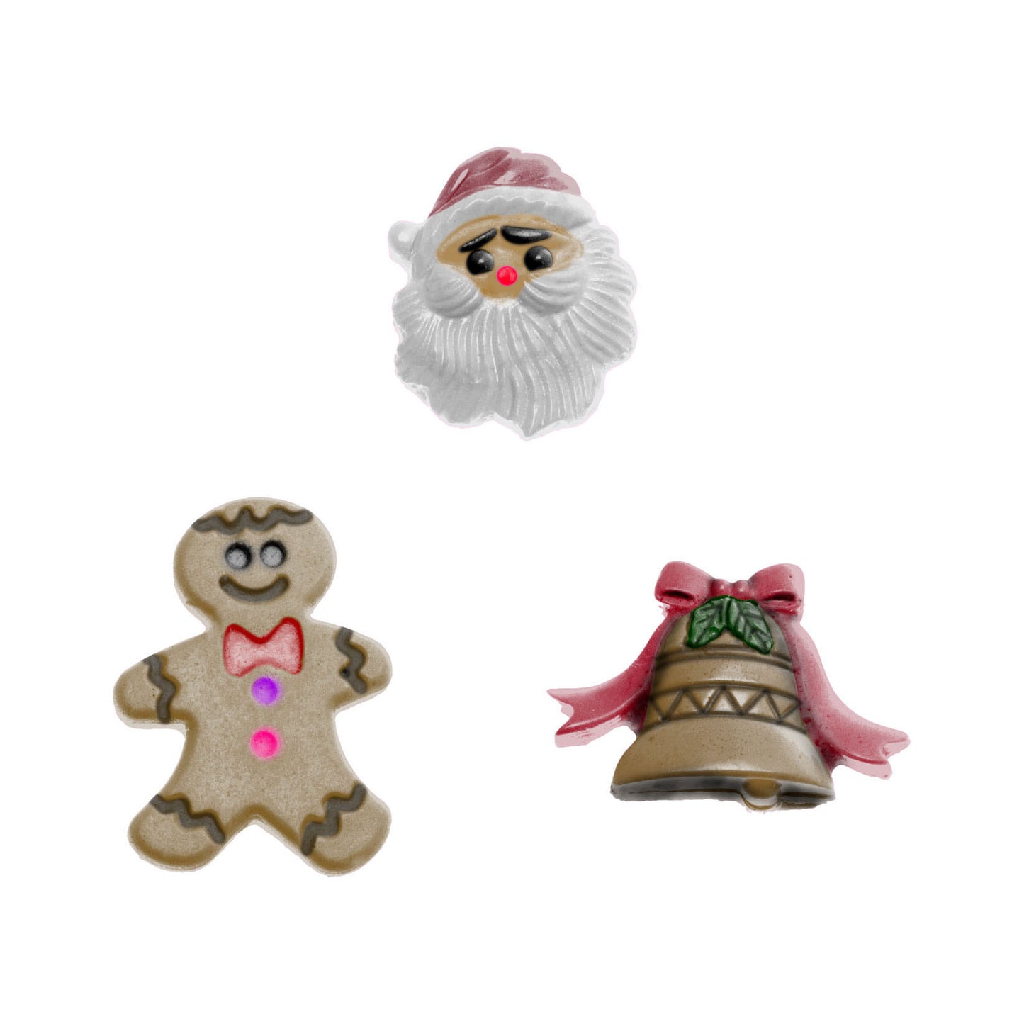 Molde de Silicone 135 - Trio de Natal 3