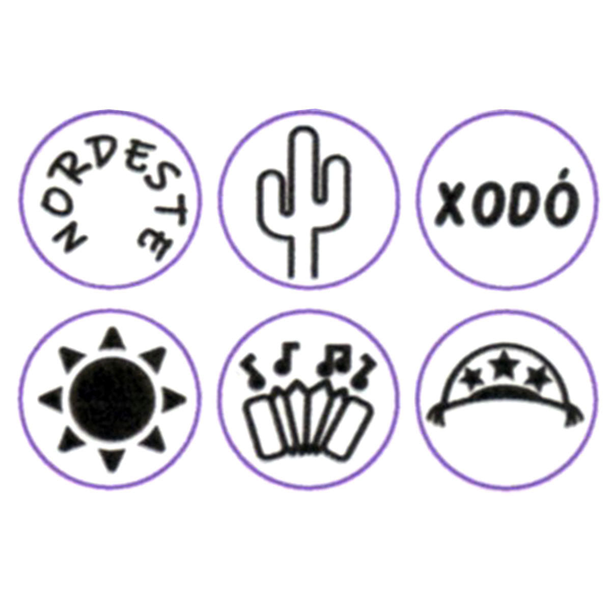 Carimbo 5105 - Marcador Brigadeiro - Nordeste - Flexarte