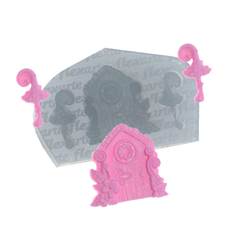 Molde de Silicone 731 - Portinha Medieval Ret - Pequena