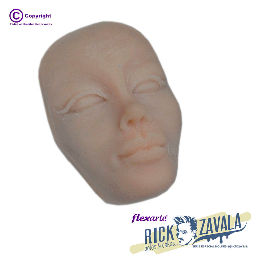 Molde de Silicone 593 - Rosto Feminino RZ II
