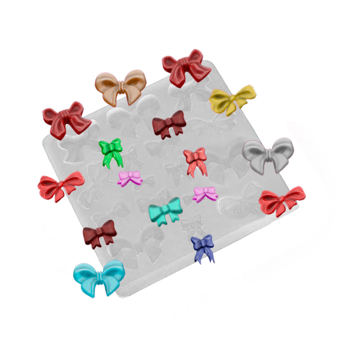 Molde de Silicone 267 - Múltiplos Lacinhos