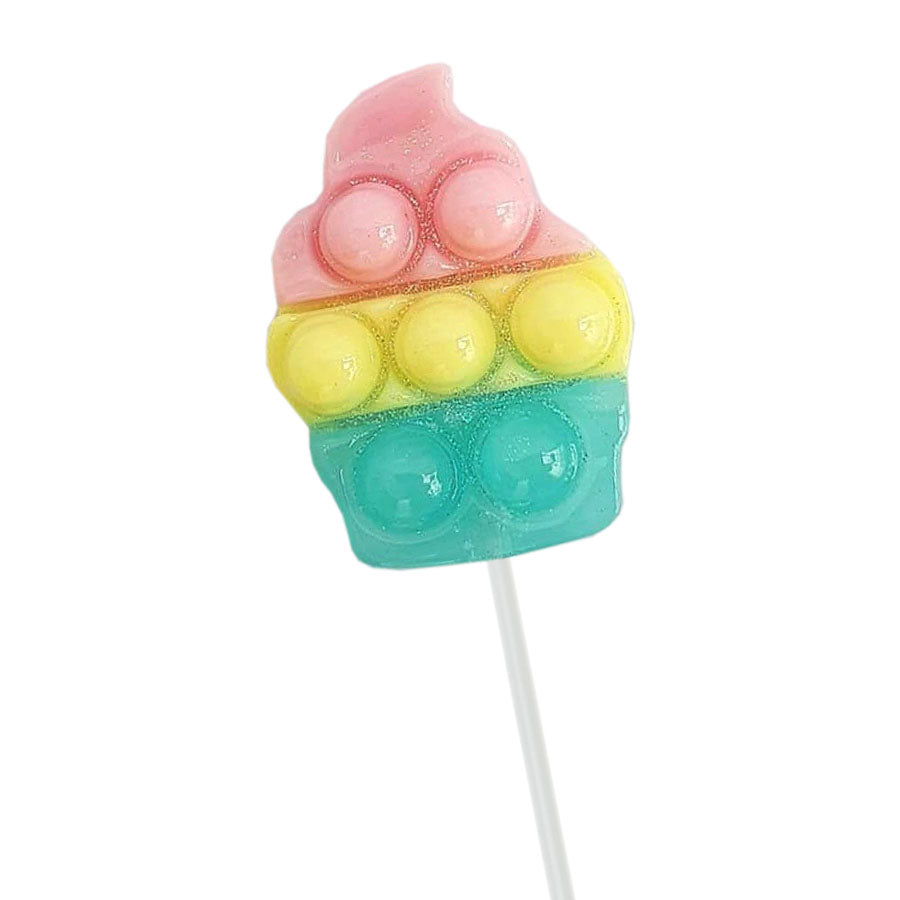 Molde de Silicone 691 - Pirulito Fidget 6cm Cupcake