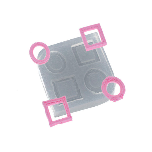 Molde de  Silicone 475 - Quarteto de Mini Molduras