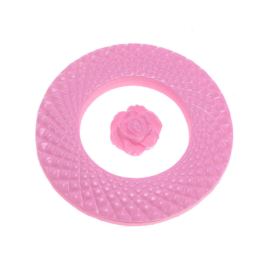 Molde de Silicone 384 - Moldura Redonda + Rosinha