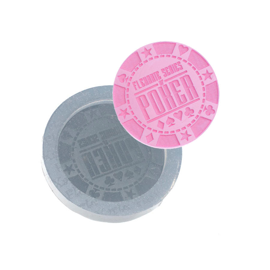 Molde de Silicone 525 - Ficha de Poker