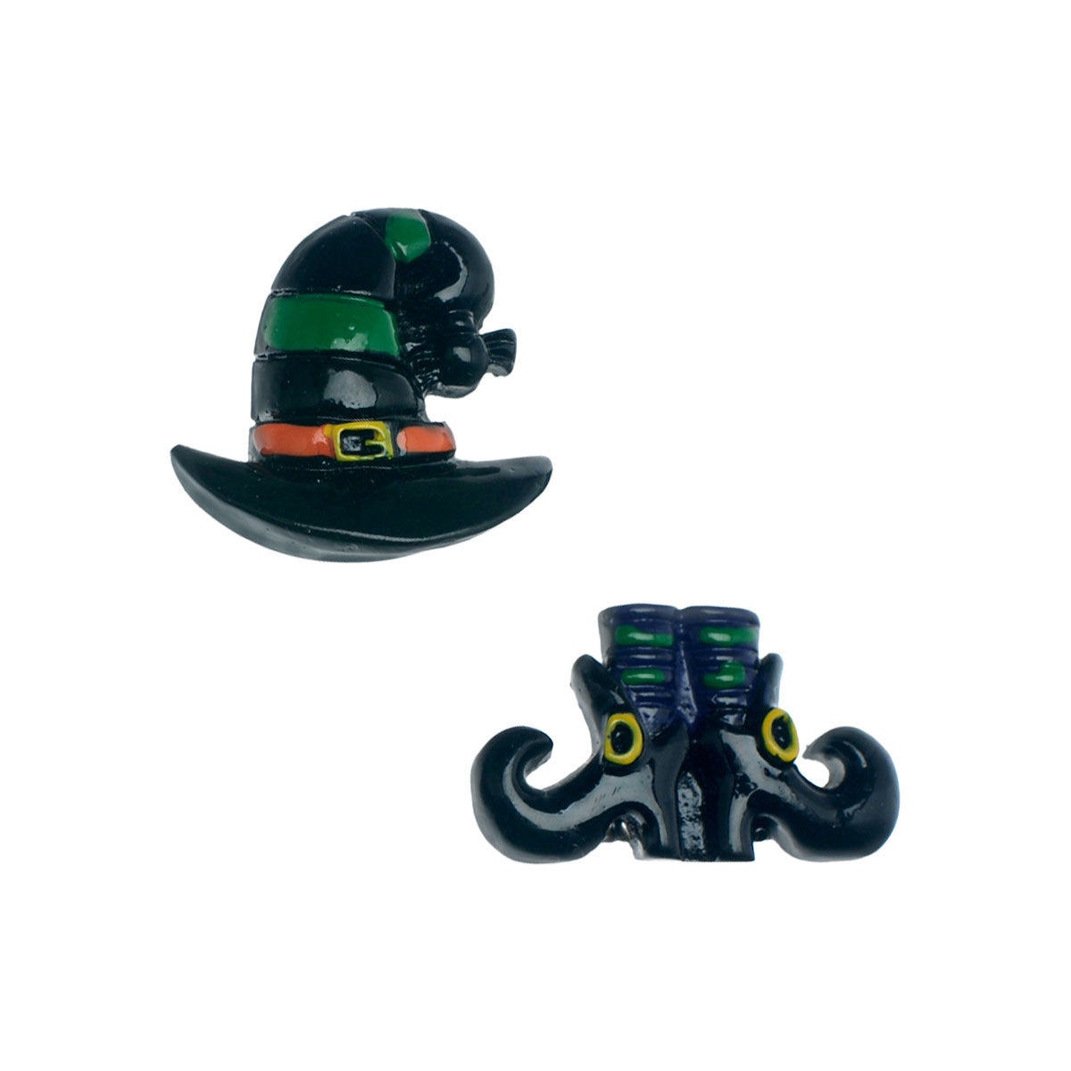 Molde de Silicone 881 - Chapéu + Bota de Bruxa - Halloween