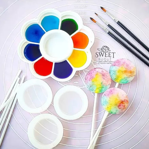 Kit C Molde De Pirulito Cristal Redondo 096 + Isomalt 150gr