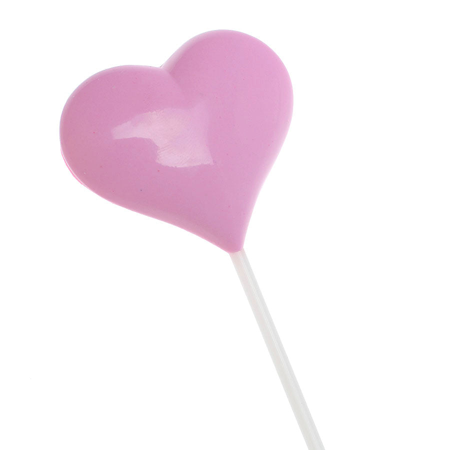 Molde de Silicone 159 - Pirulito Coração Liso