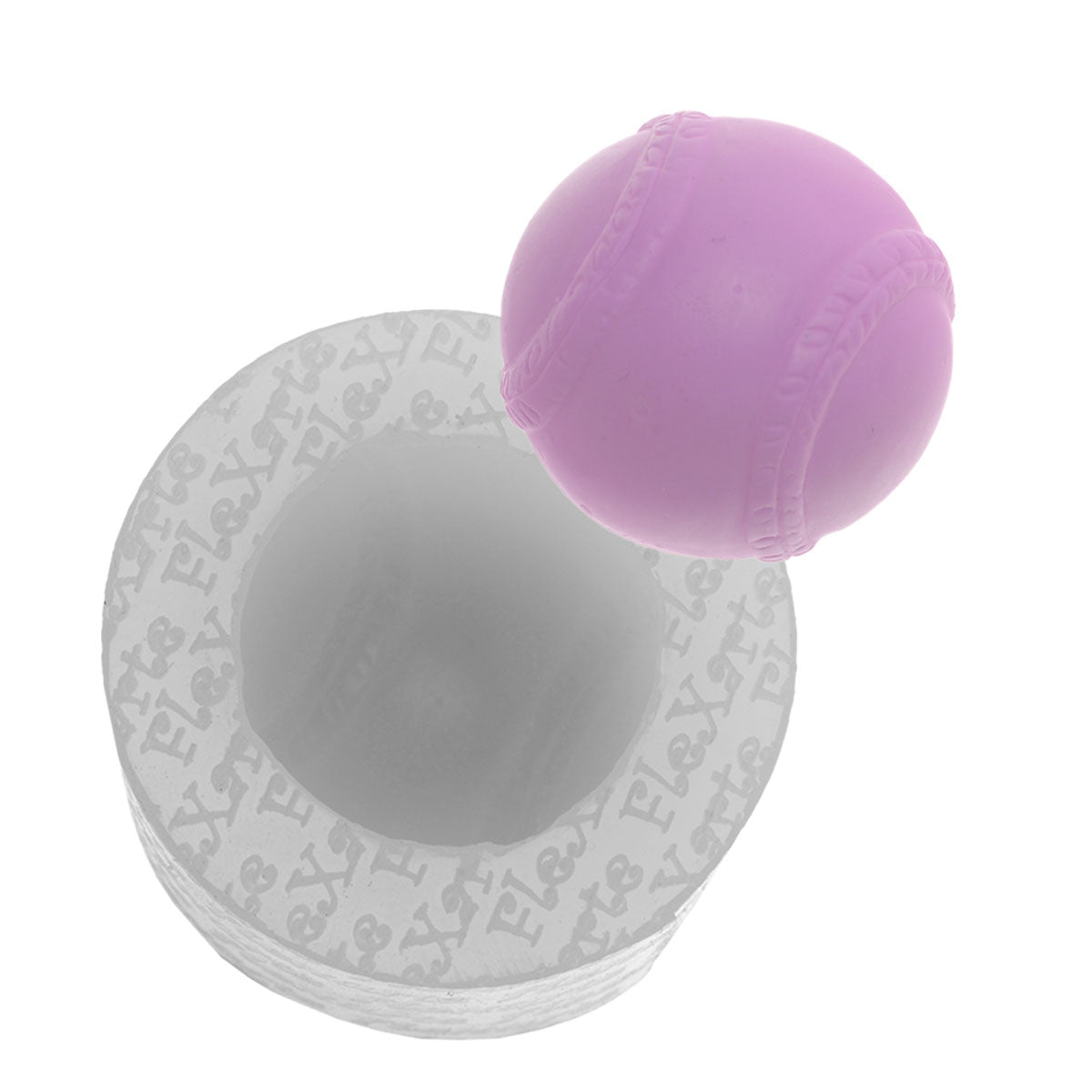 Molde de Silicone 864 - Bola de Baseball ou Tênis 3cm