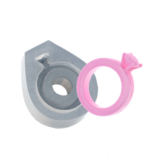 Molde de  Silicone 515 - Anel Solitário