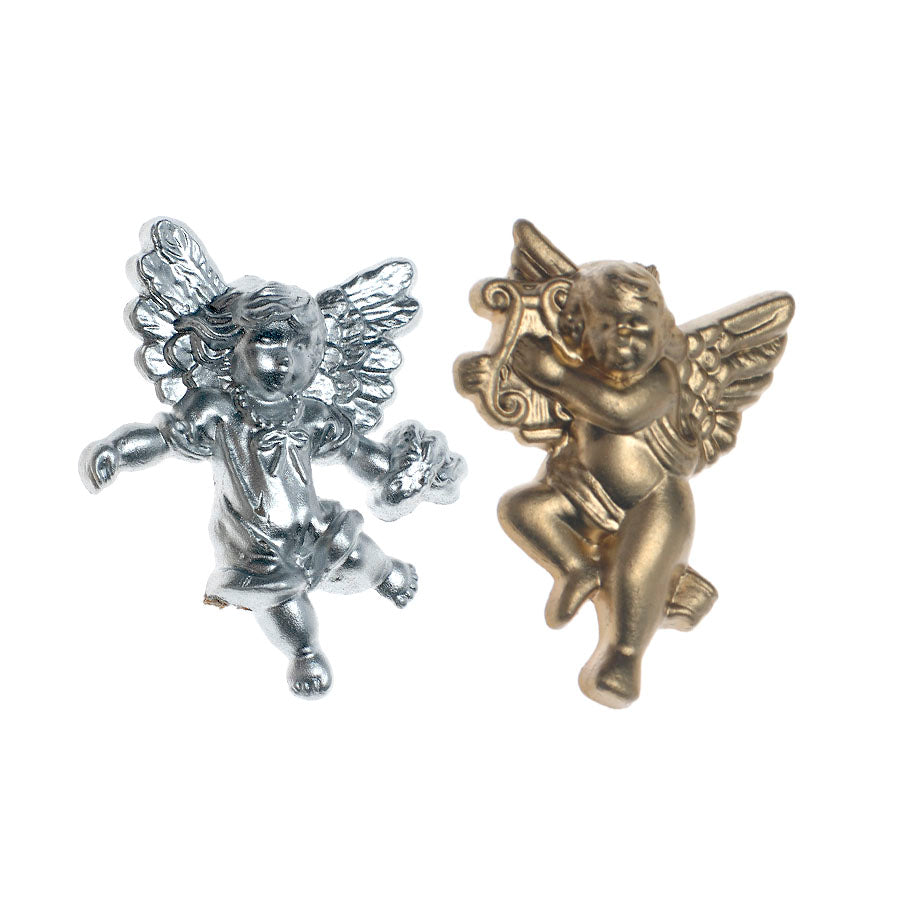 Molde de Silicone 213 - Anjos Dourados - FLEXARTE - NATAL