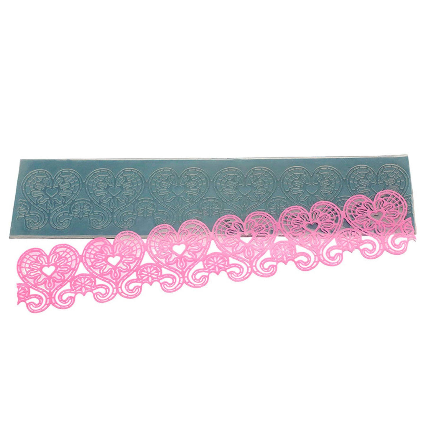 Molde de Silicone 184 - Tapete de Corações 1