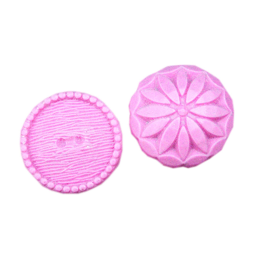 Molde de Silicone 038 - Botão Duplo