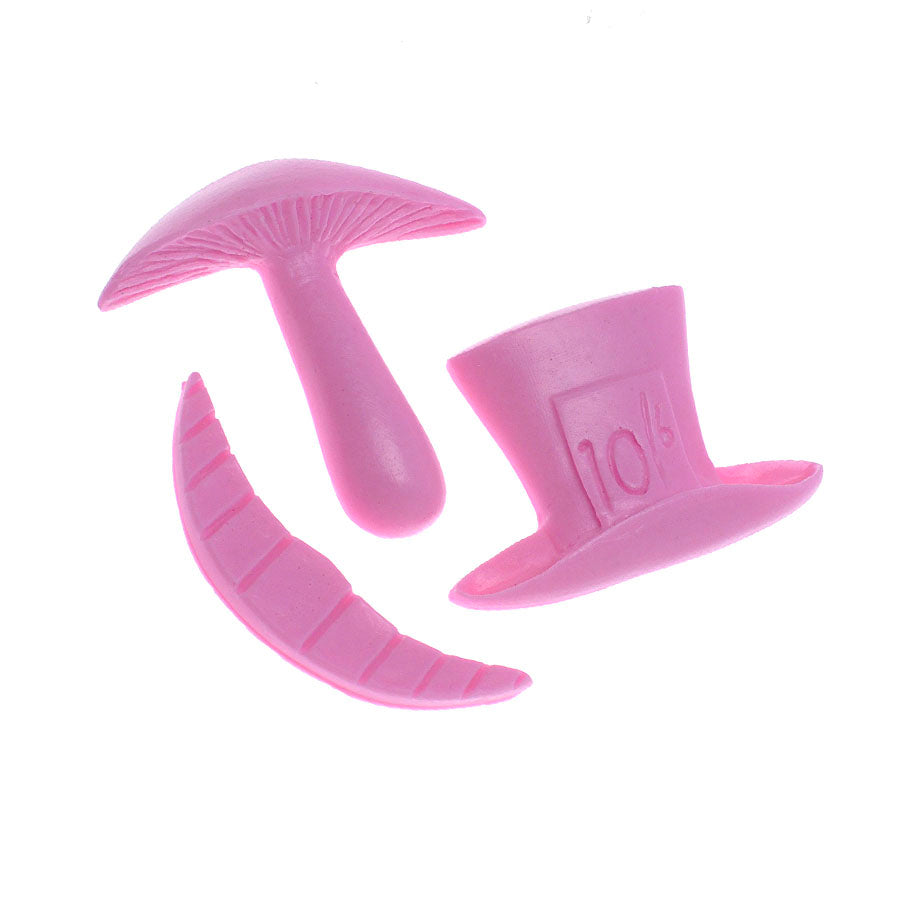 Molde de Silicone 447 - Chapéu + Cogumelo