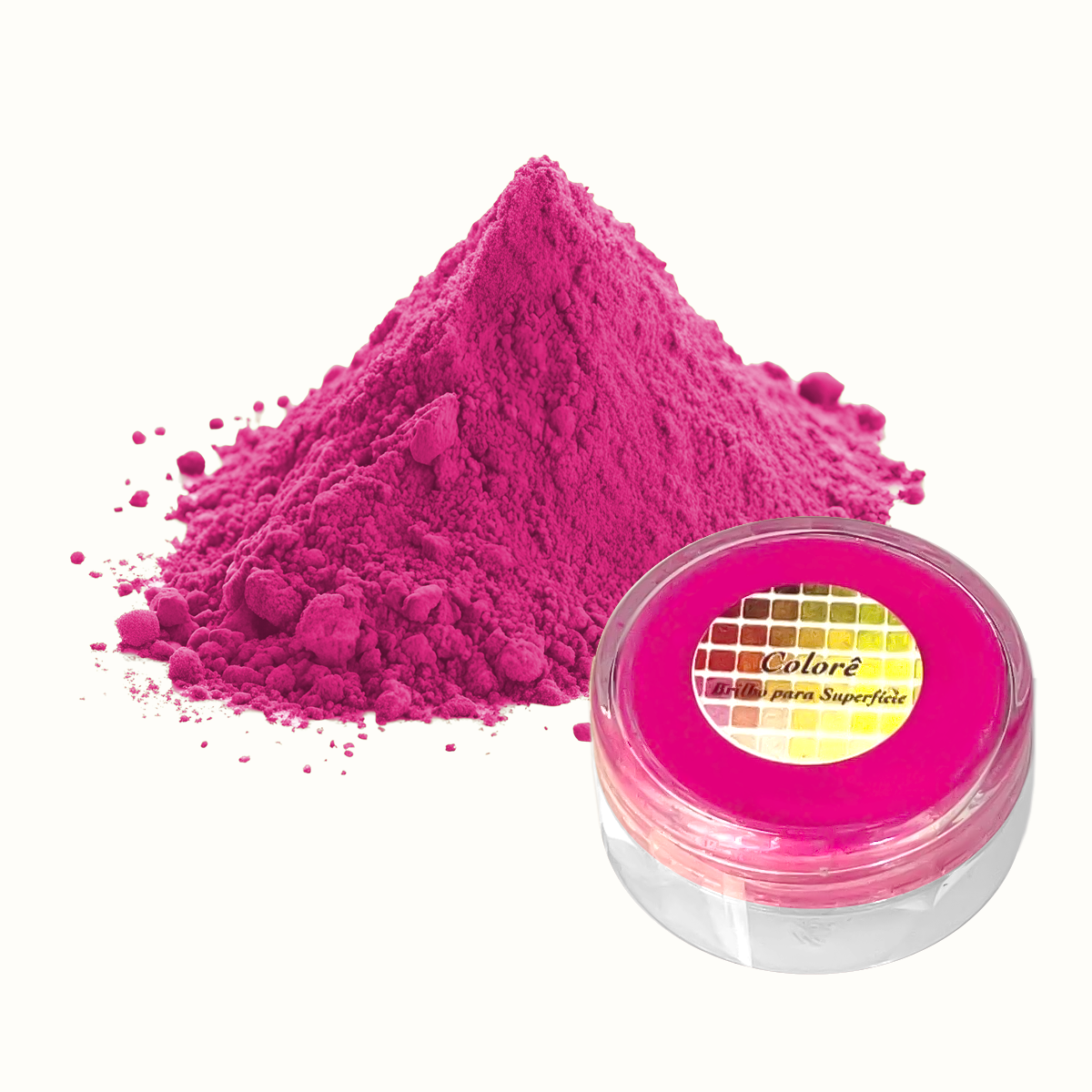 Corante - Lipossolúvel - Lully Candy - Colorê Rosa Fluor 2g