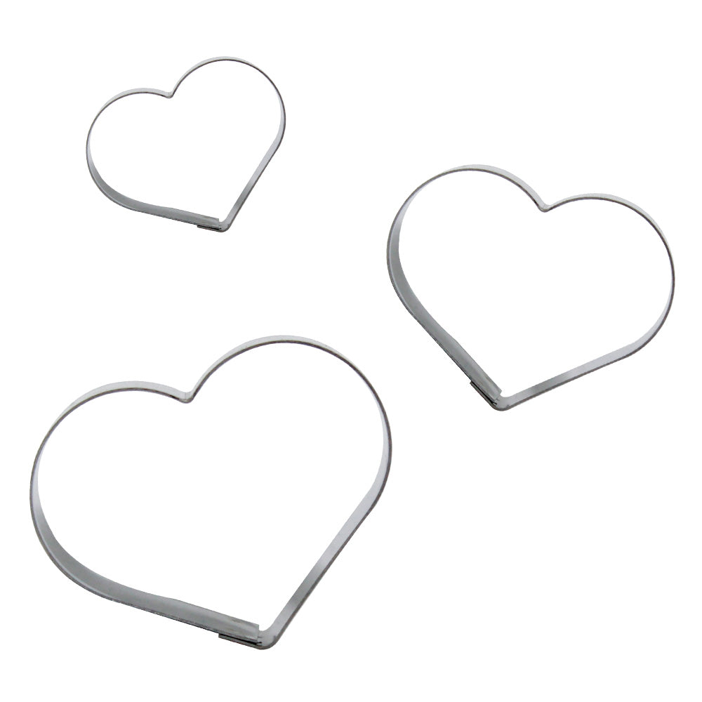 Cortador Kit Mini Coração 3 pçs 017 RR Cortadores - Flexarte