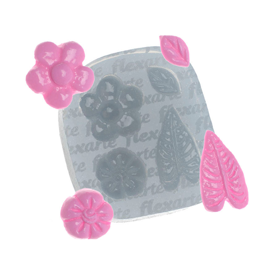 Molde de Silicone 719 - Florzinhas Cherry