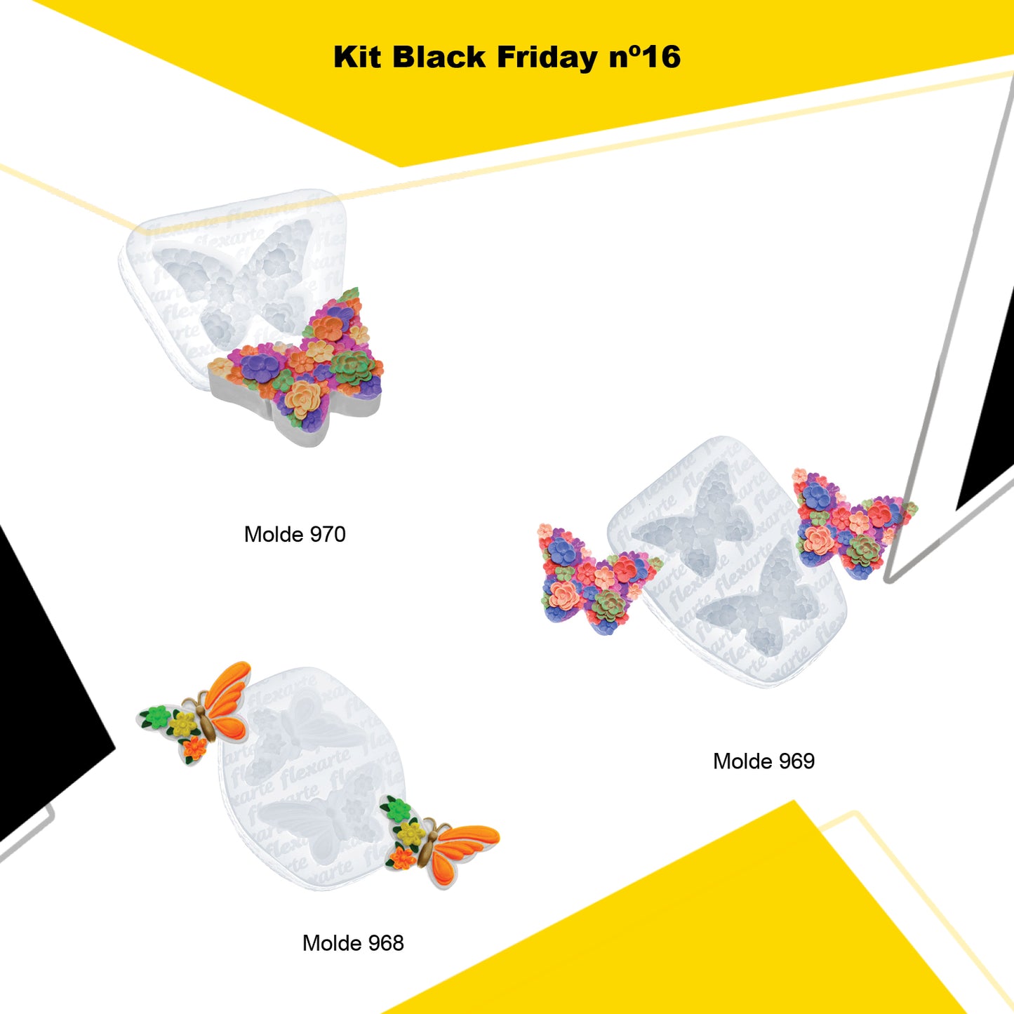 kit 16 - Black Friday de Moldes (970 + 969 + 968)
