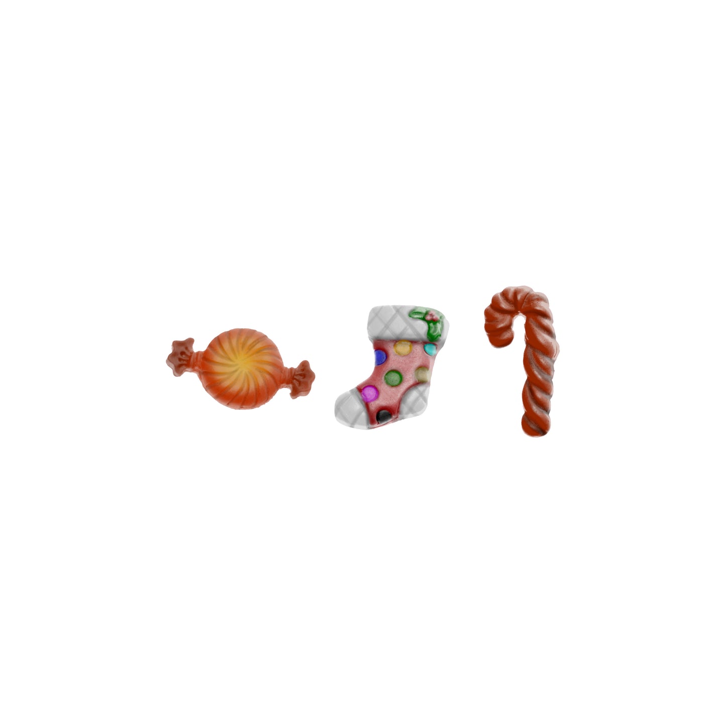 Molde de Silicone 134 - Trio de Natal 2
