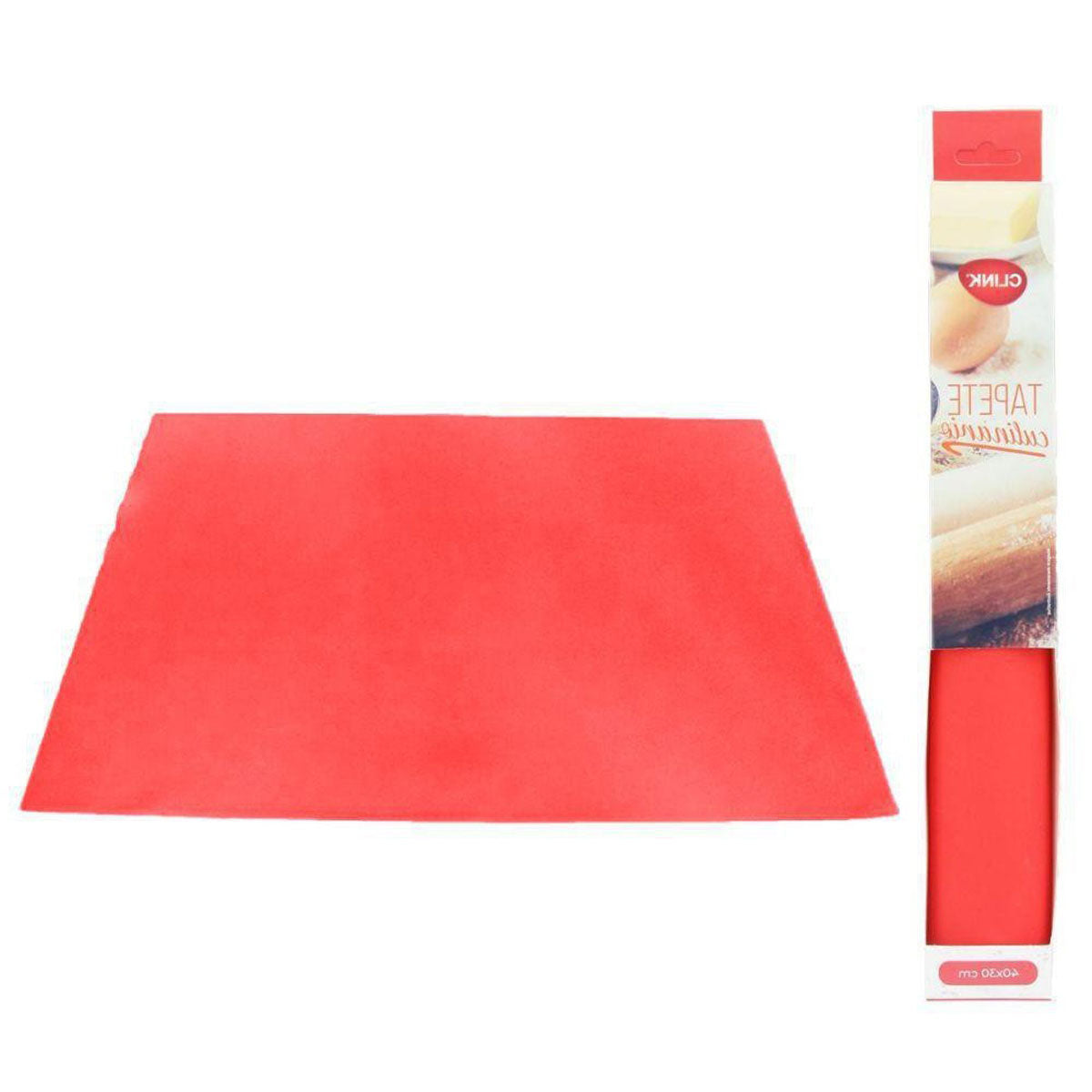 Tapete Culinário vermelho 40x30cm - Clink
