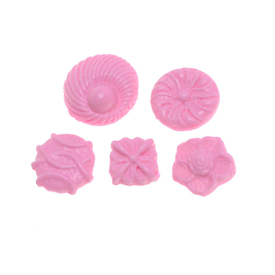 Molde de Silicone 043 - Quinteto de Botões