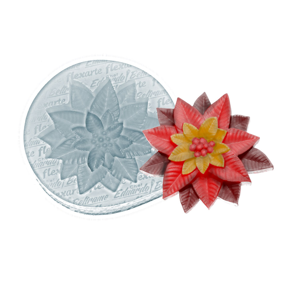 Molde de Silicone 912 - Flor Lavonne Exótica - EB 5cm