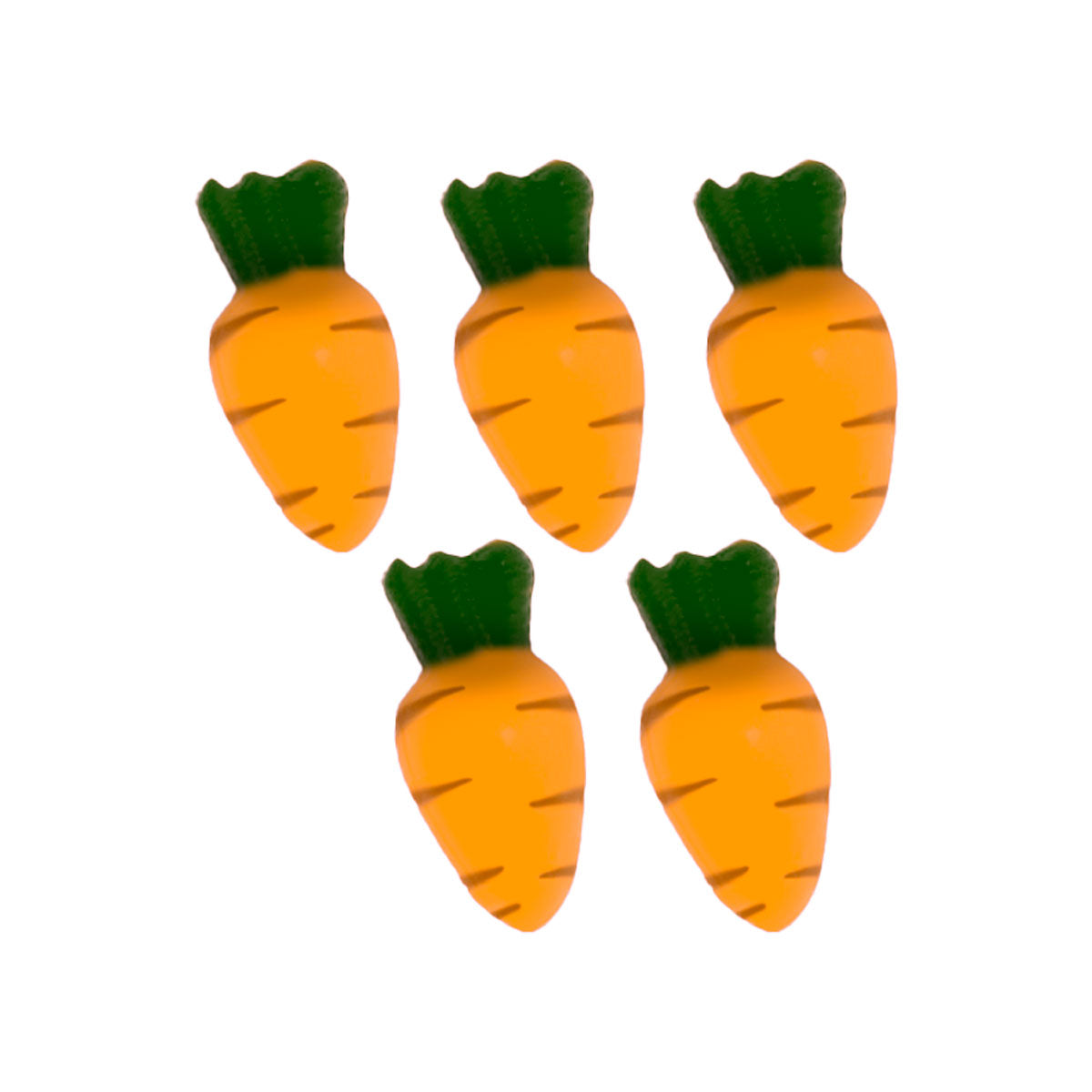 Molde de Silicone 273 - Quinteto de Cenourinhas 2