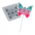 Kit Molde Pirulito Fidget 6cm Borboleta, Isomalt, 100palitos