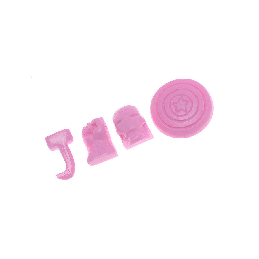 Molde de Silicone 392 - Mini Super Heróis