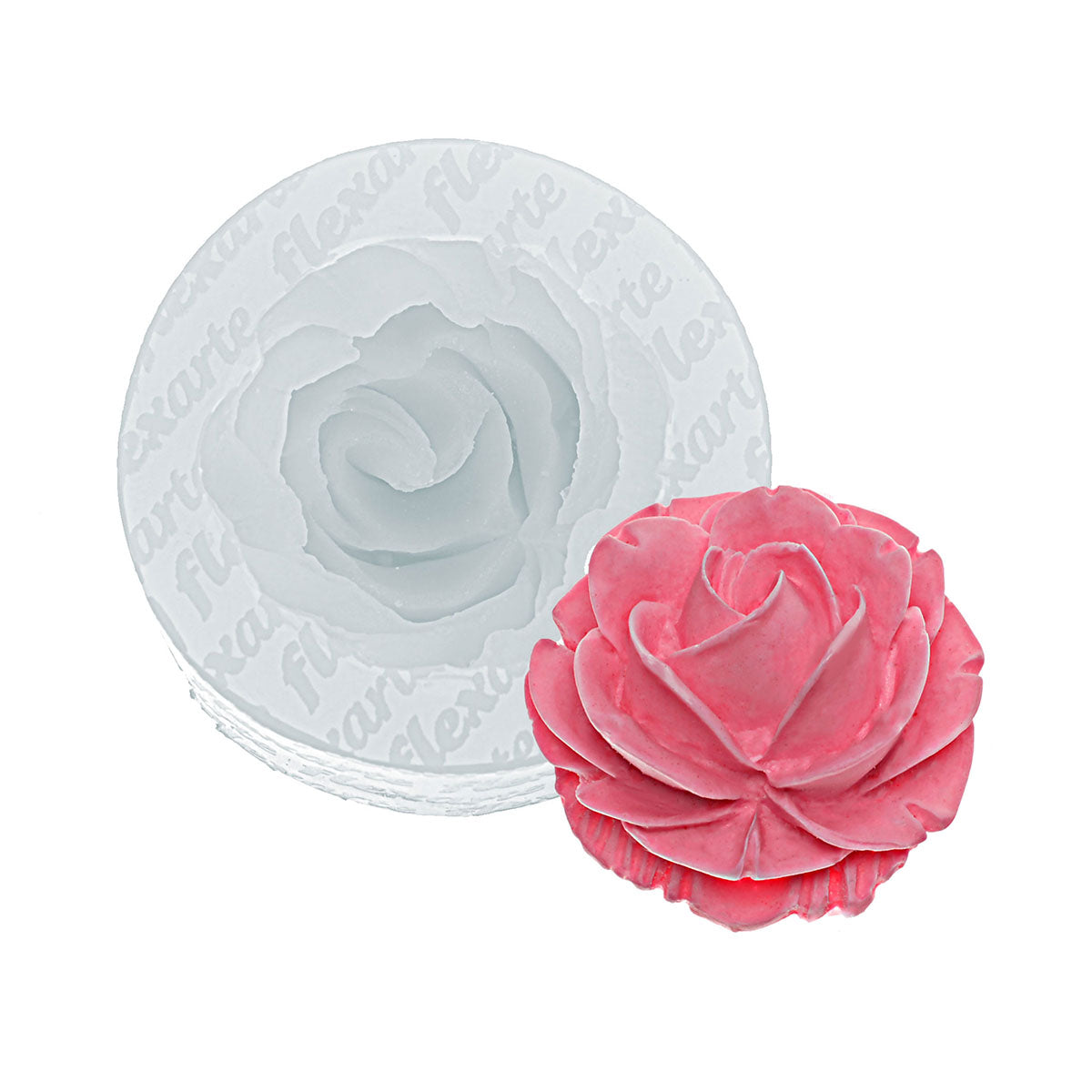 Molde de Silicone 940 - Flor Millicent Média