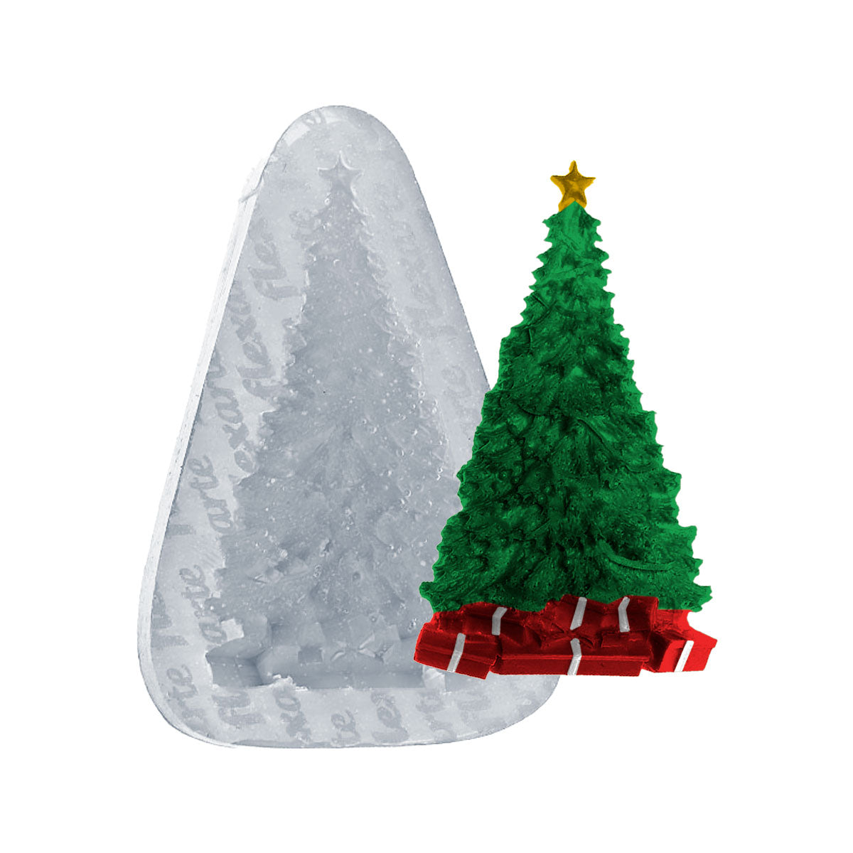 Molde de Silicone 671 - Árvore de Natal Style