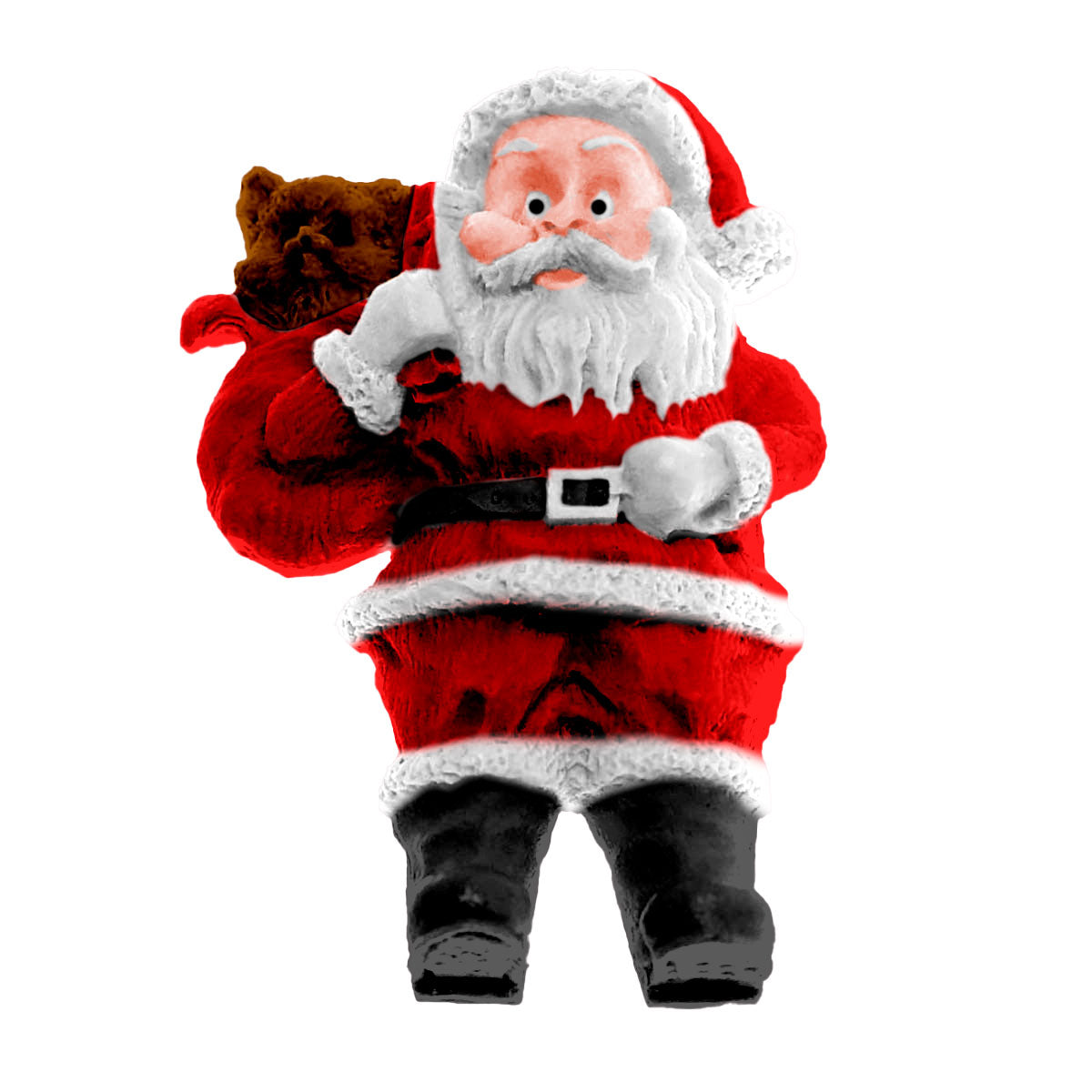 Molde de Silicone 261 - Papai Noel Castor