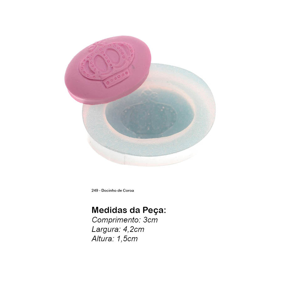 Molde de Silicone 249 - Docinho de Coroa