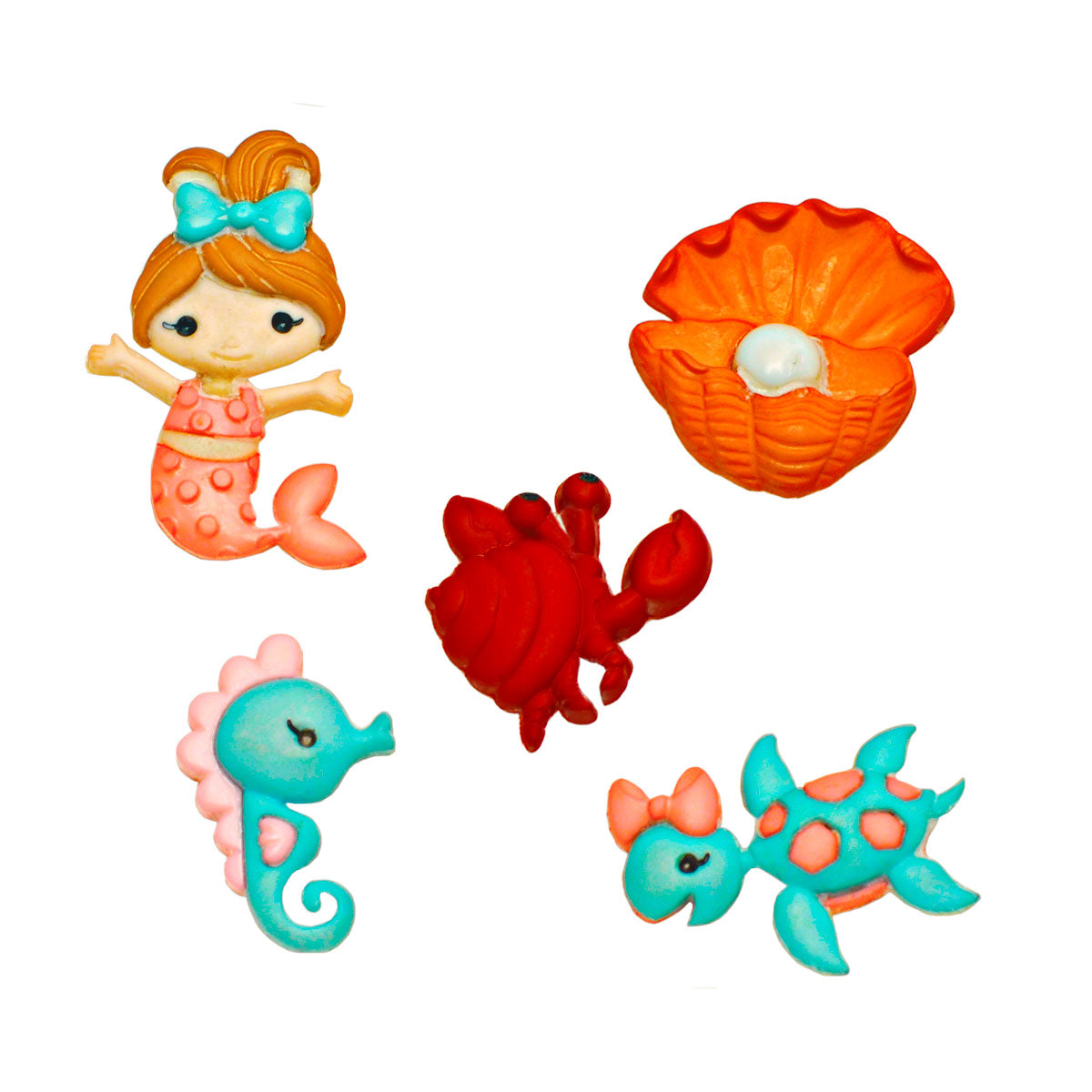 Molde de Silicone 915 - Fundo do Mar Baby Verão