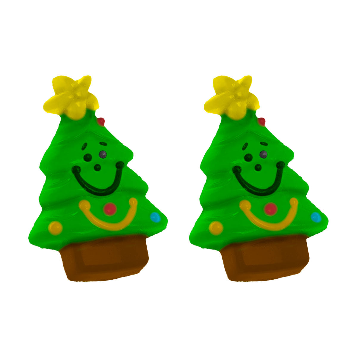 Molde de Silicone 164 - Dupla de Árvores de Natal 2018