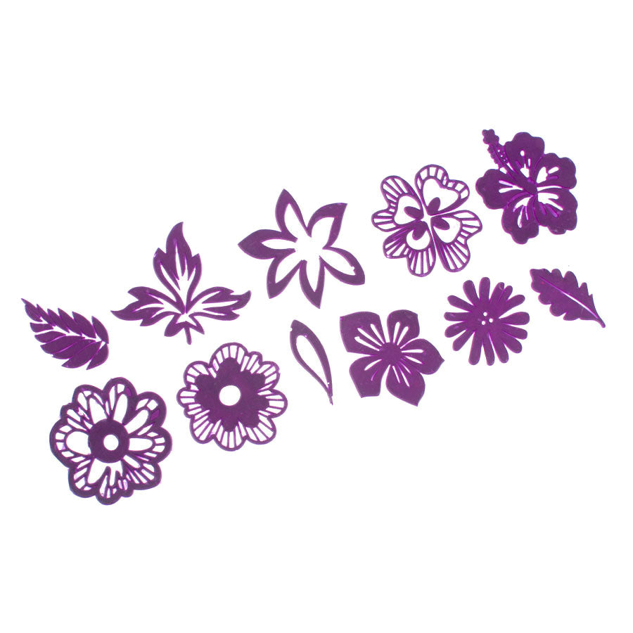 Molde de Silicone 756 - Renda de Flores Pequenas