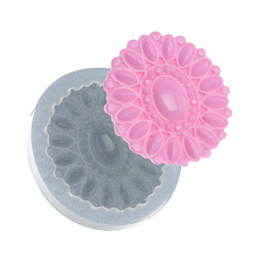 Molde de  Silicone 509 - Medalhão Sunny