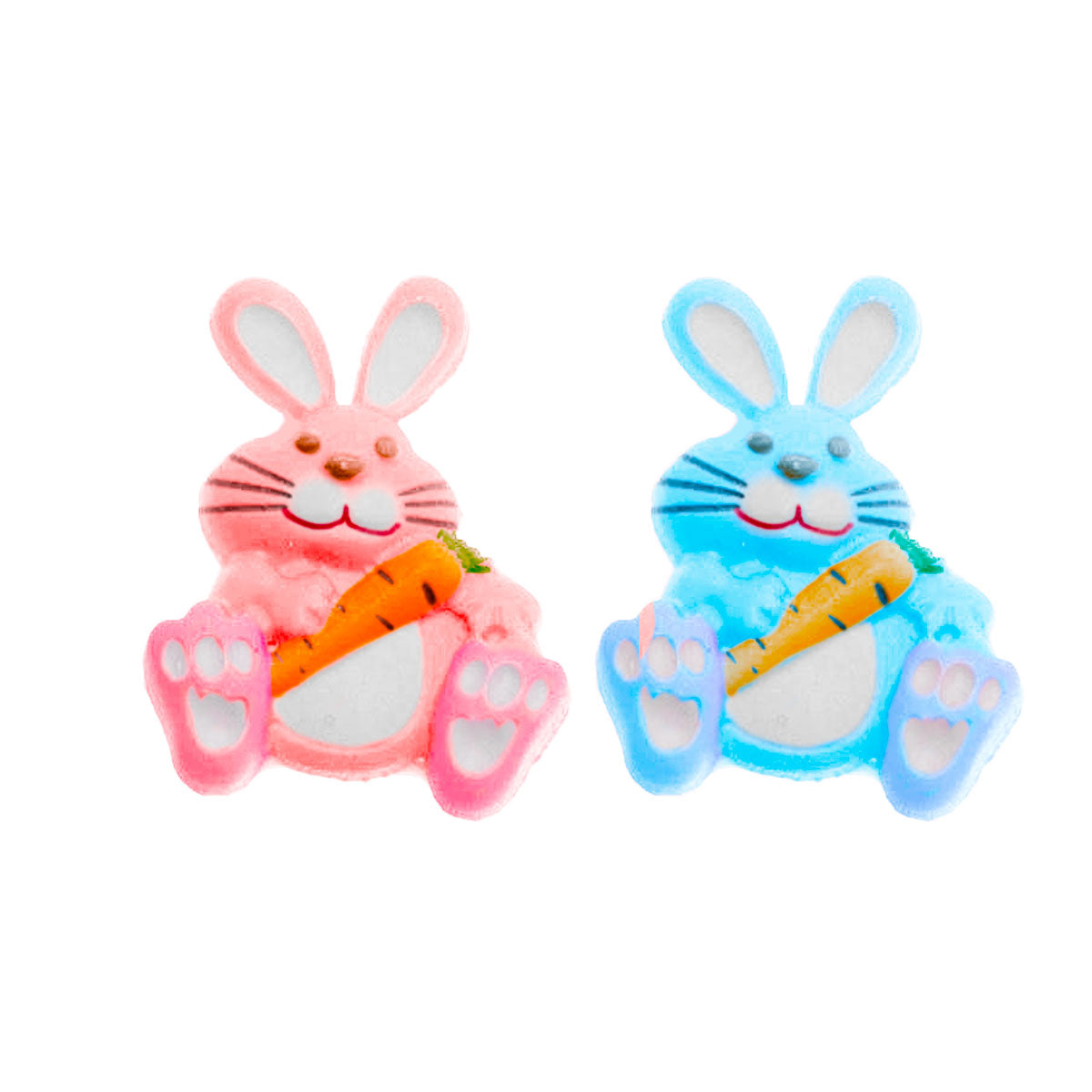 Molde de Silicone 280 - Dupla de Coelhos com Cenoura