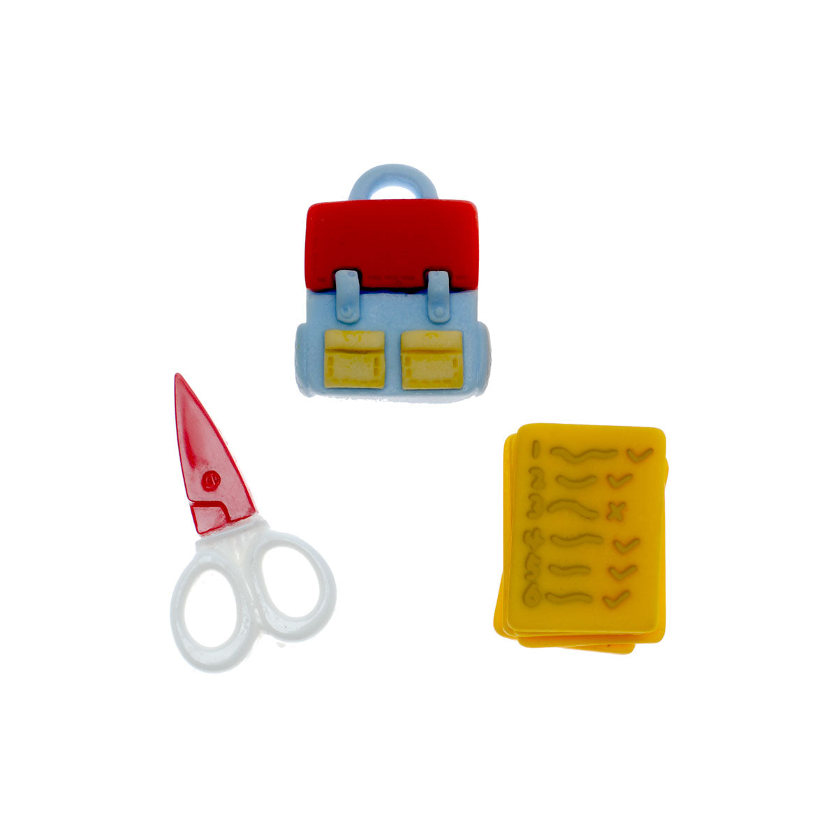 Molde de Silicone 965 - Kit Professor 2 - livro + Tesoura + Bolsa Mochila