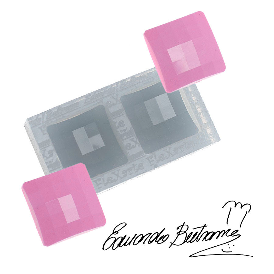 Molde de Silicone 110 - Pedras Quadradas - EB