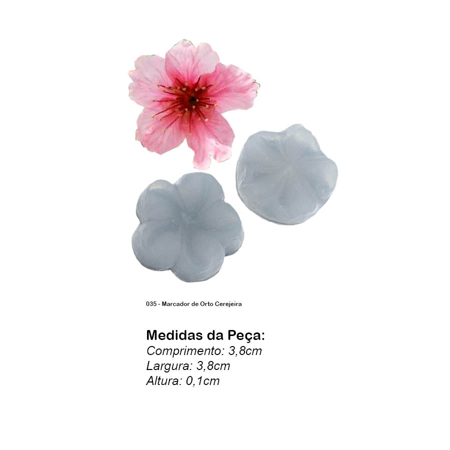 Molde de  Silicone 035 - Marcador de Orto Cerejeira