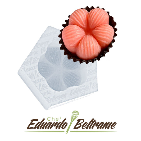 Molde de  Silicone 662 - Doce Modelado de Flor - EB